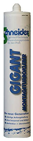 S-Pro Montagekleber Gigant, Industriekleber hohe Anfangshaftung, Kraftkleber für schwere Materialien, Kleber für innen & außen, 290 ml