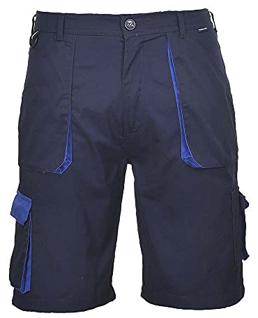 Portwest Texo Short de Sécurité Contraste Marine, L