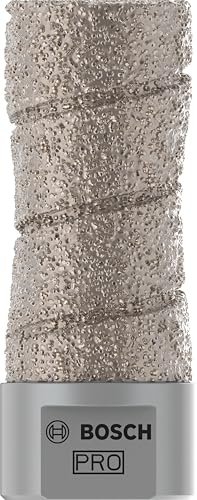 Bosch 1x Diamanttrockenbohrer Dry Speed Best for Ceramic (für Trockenbohren von Hartkeramik, Ø 20 x 35 mm, Professional Zubehör Winkelschleifer)