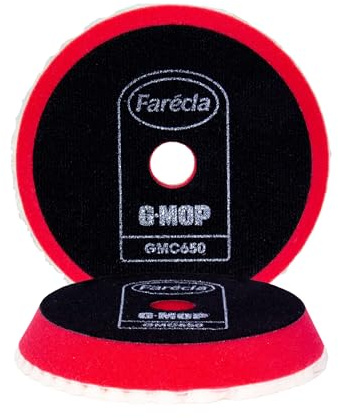 Farécla G Mop Super High Cut Compounding Pad 6 / 150mm (GMC650) – Cutting Pad for Cars, Removes P1500 Marks with G360 Compound, Fast Cut, Low Drag, Flexible and Durable, Hook & Loop Attachment