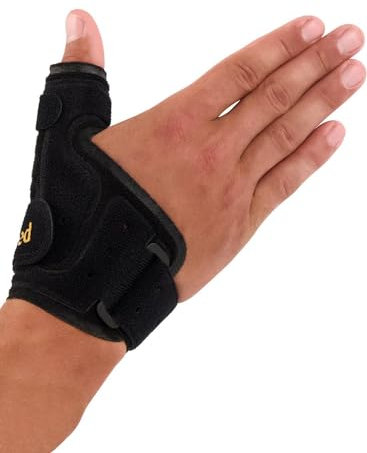 Dunimed Daumenbandage Manu – Optimaler Schutz und Unterstützung für Daumen (verletzungen), Arthritis, Sehnenscheidenentzündung, Verstauchungen, Alltag und Sport