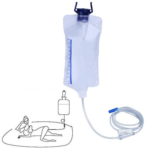 Reise-Irrigator Komplett, Einlaufbecher, Darmreinigung Intimdusche, Einlauf Set Zur Darmreinigung, Premium Einlauf-Set, Klistier Set In,Klistier-Einlauf für Darmreinigungskur, Einlaufgerät