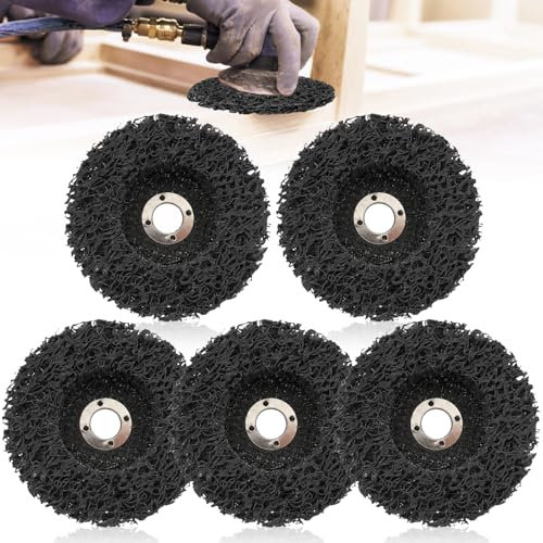 125mm CSD Scheibe Schleif Scheibe: 5 Stücke CSD Scheibe Schleifscheiben für Winkelschleifer, ∅125x22mm Grobreinigungsscheibe, Reinigungsscheibe Set, Schleif Scheibe Ntfernen für Sie Farbe, Rost