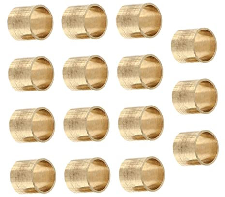 Supvox Unverzichtbare Snooker-Pool-ausrüstung: 15 Stück Billardqueue-Reifen Aus Kupfer Für Queue-Design Glatte Textur