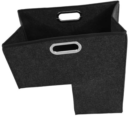 HEALEEP Cestino Portaoggetti in Feltro Per Scale Pieghevole Con Maniglia Contenitore Multiuso Per Giocattoli Vestiti e Oggetti Vari Organizzatore Spazioso e Compatto Per Casa