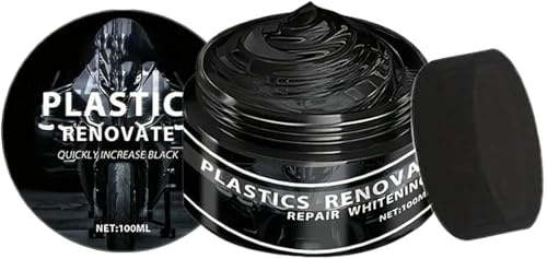Restorer Black Trim 100ml - Porta In Gomma Plastica E In Vinile Di Nuovo | Restorer Di Finiture In Plastica Rapida Per Auto Resistente All'applicazione Facile Da Asciugatura Rapida Resistente Alle Int