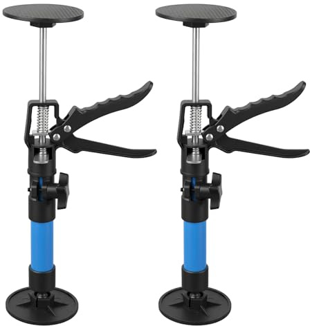 DTLLCZP Lot de 2 supports de montage télescopiques - Hauteur réglable - 30 à 59 cm - Charge maximale : 40 kg - Pour soutenir les cadres de porte, les armoires