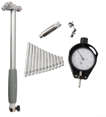 För urtavla indikator borrmätare intern mikrometer 50-160 mm mätområde med 0,01 mm noggrannhet med 12 utbytbara sonder för kontrollering av cylinderdiameter