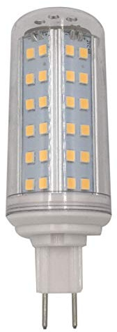 CVFRDD Bombilla LED de maíz Cubierta Transparente Corn luz G8.5 LED G8.5 10W Alternativamente CDM-TC 100W 85-265V(Warm White3000K)
