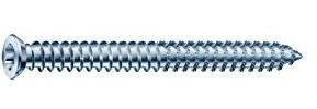 SPAX, 1021010750405, RA Tassello a testa svasata Torx 30 zincato per le ancore perdere montaggio, 100 pezzi, 7,5 x 40 mm