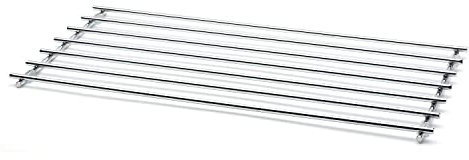 CKB Ltd® Large Rectangular Metal Trivet Chrome Steel - Premium Worktop Saver Work Surface Protector Metal Mat For Resting Hot Cooking Pots & Pan 50 x 24cm