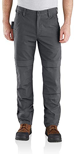 Carhartt Steel Rugged Flex Relaxed Fit Doppelfront Utility Arbeitshose Herren Grau W42/L32