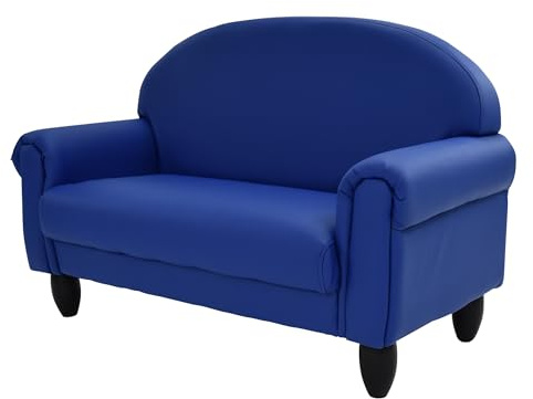 Children's Factory As We Grow Toddler Sofa, Blue, CF805-197, Flexible Seating for Daycare or Preschool, Kids Reading Couch, Playroom Furniture