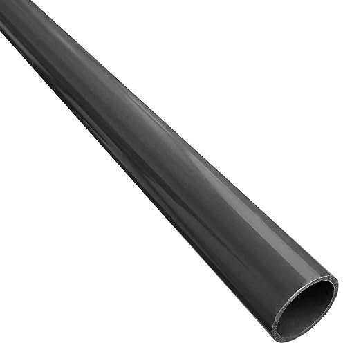 PVC Kunststoff Rohr Stange Länge 1 m Meter 100 cm 1000 mm lang Stück, 40 mm 4,0 cm Außendurchmesser x 3,0 mm Wandstärke, Druck PN 16 Bar Druckrohr Pool