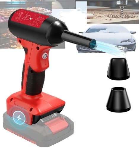 für Einhell Laubbläser Gebläse,für Einhell Mini Jet Dry Blower,Staubbläser,Druckluft Duster,Elektrische Staubgebläse130000RPM Hochgeschwindigkeitsgebläse,Turbo Dryer Auto,Blätter Verwehen(NO Batterie)