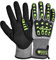SAFEYEAR Level 5 Cut Resistant Guanti da lavoro con rivestimento in nitrile sabbia con protezione antiurto TPR, gialli, antiscivolo, anti-vibrazioni, di sicurezza, con touch screen, taglia L