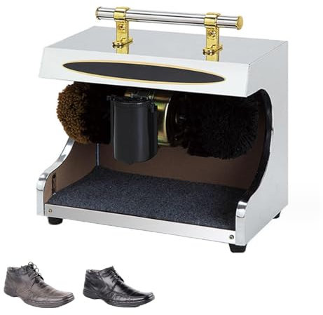 CRBUDY Cireuse à Chaussures Professionnelle - Cireuse à Chaussures électrique Automatique à Induction pour Usage Domestique, Petite Machine à polir