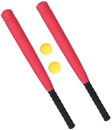 2 Sätze Baseball Set für Teenager Teiliges Set mit Schlägern und Bällen Spaßige Sportspielzeuge für Drinnen und Draußen für Gemeinsame Spiele im Park