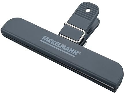 Fackelmann Pinza Cierra Bolsas Roja 15x8,7x2,5cm, Poliestireno. 1 ud.