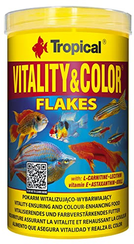Tropical Vitality Color - Mangime per flocculle, confezione da 1 (1 x 1 l)