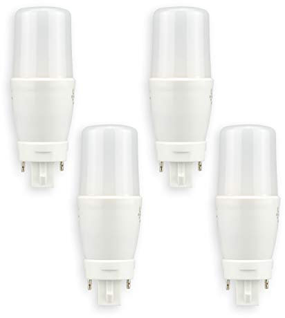 Popp® Bombillas E27 LED Edison PLC G24 7W Equivalente a 60W Incandescente 270° 600Lm SMD Luz 4000K Neutros 6000 Fria (Pack 4, 4000K)