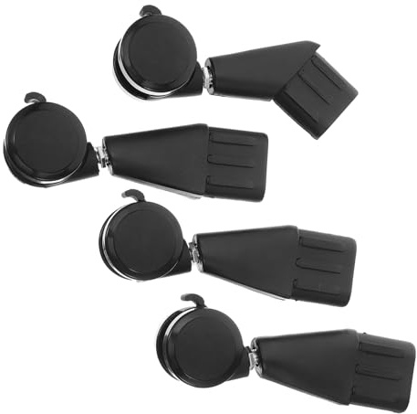 ARTIBETTER 4 Pièces Roues de Remplacement Silencieuses pour Chaise de Bureau Roulettes Pivotantes Résistantes et Stables pour Sols Durs et Tapis Mobilité et Silencieuse pour Bureau