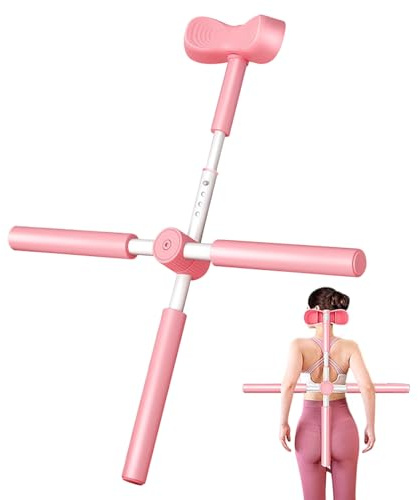 Yoga Back Stretching Stick - Upper Body Alignment and Exercise Bar for Home Apartment Use, Bodybuilding and Fitness Cross Stick, Sturdy with Non-Slip Build, Stretch Workout Support