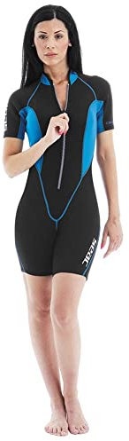 Seac Ciao (ex Sealight) - Neopren Shorty 2,5 mm - Schwarz/Hellblau - Damen XL