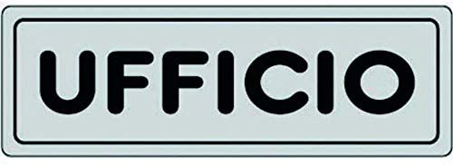 TARGA CARTELLO TARGHETTA ADESIVA UFFICIO