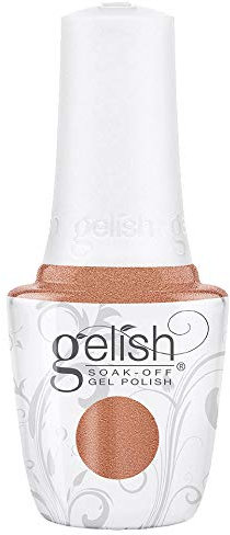 Gelish Nail Polish, Copper Dream, Copper Metallic, 15 ml