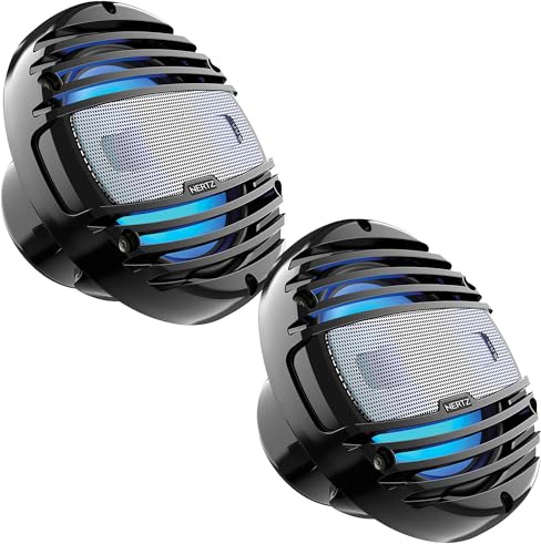 Hertz HMX 8-LD-TC - Altoparlante coassiale Marine ad alte prestazioni, 20 cm, colore: Nero