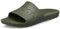 Crocs Mens Slides, Army Green, 11 UK Men