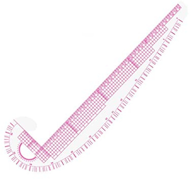 Curva Curva French 3 In 1 Rigno Di Cucitura Metrica In Plastica Gruppo Artigianale Fai -Da -Te Per Il Prodotto Domestico Della Casa