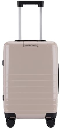 Kapten & Son Koffer Heathrow Essential Cabin Muted Clay 34 L | Handgepäck Koffer 55 x 35 x 22 cm Rosa | Hartschalenkoffer mit 360 Grad Rollen & TSA Gepäckschloss | Carry On Luggage
