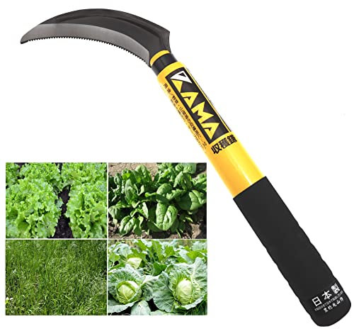 Faucille Scie Dents Manuel Japonaise Acier SK-5 Récolte Légume Tendre épinard Salade Herbe Désherbage Outil Jardin Jardinage Fabriqué au Japon