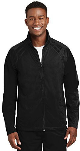 SPORT-TEK Unisex Tricot Track Jacket | Lightweight Zip Up for Men & Women, Athletic & Casual Spring Jacket