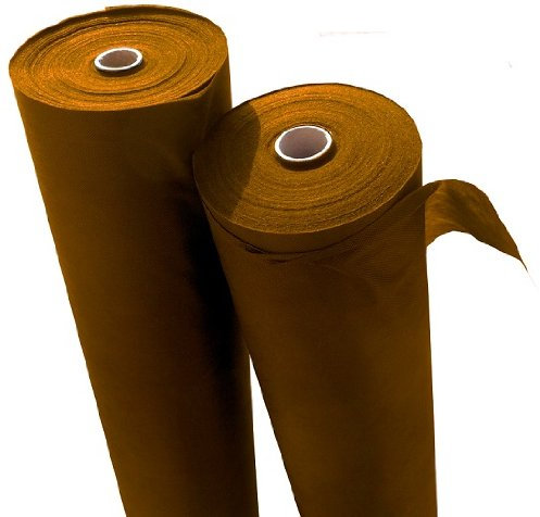 Matériau : brune avec tapis anti-mauvaises herbes en non-tissé anti-uV 40 m x 1,6 m = 64 m² poids : 50 g/m²