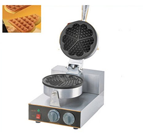 Hanchen Instrument?? ?lectrique ordinateur Fy-2207b seule T?te en forme de c?ur gaufrier Muffins machine ? pain Baker - 110v