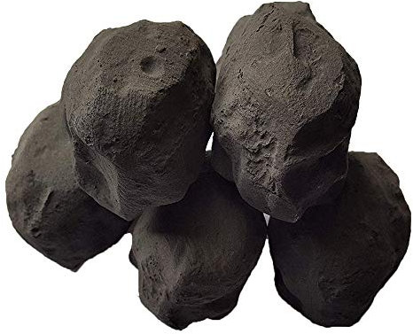 Large Cast Coals for Gas Fires/Living Flame Fire Black. Latest 2022 Design (10) - by Firebrand Direct