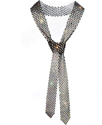 Glamorstar Strass-Krawatte als Geschenk für Damen, Farbe: Schwarz., Einheitsgröße