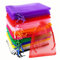 Soodyoow 100 Pezzi Sacchetti Organza, 10 x 15 cm Multicolore Sacchetti in Organza con Coulisse, Organza Gioielli Sacchetto, Regalo Borse, per Matrimonio, Compleanno, Natale Regalo, Caramelle, Gioielli
