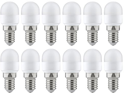 NCC-Licht LED Leuchtmittel Röhre T25 3W = 25W E14 matt 250lm warmweiß 2700K (12 Stück)