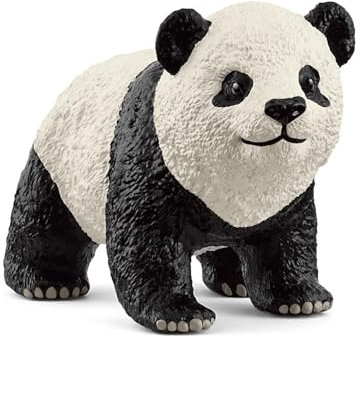 Schleich Wild Life - 6cm Giant Panda Cub Toy Figurine. Realistic Hand-Painted Hard Animal Toys for Boys and Girls. Durable Educational Bear Figure for Imaginative Play. Kids and Toddlers Ages 3+ 14886