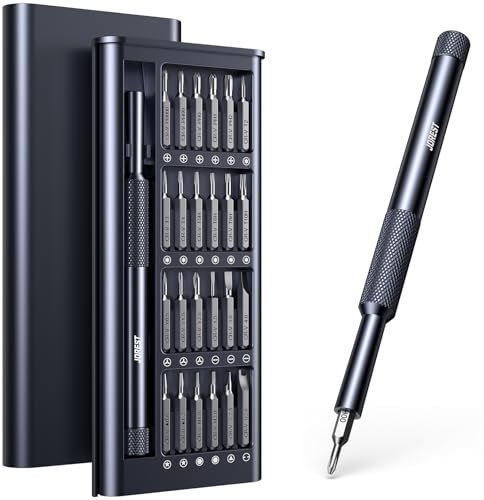 JOREST 25-in-1 Precision Screwdriver Set, Mini Repair Tool Kit with Torx for MacBook, Computer, Laptop, iPhone, PS5, Xbox, Switch, Glasses, Watch, Ring Doorbell, Electronic, Small Gift Gadget for Men
