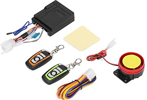 Dioche Stöldlarm Enhet 12V Motorcykel Säkerhetslarmsystem - Stöld med 2 Fjärrkontroller - Universal för Terränghjulingar och Fordon - 5 Känslighetsnivåer - Högvolymsiren