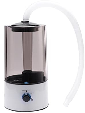 EKDJKK 4L Reptile Humidifier Fogger, Large Size High Pressure Silent Reptile Tank with Humidity Control and Hose for Reptiles, Amphibians, Herps, Compatible with All Terrariums, Cages, Enclosures