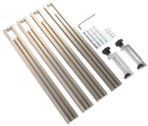 Professional Trimming Machine Guide Rail 500mm, Adjustable Auxiliary Bracket for Precision Woodworking CNC Router Table Saw Accessories