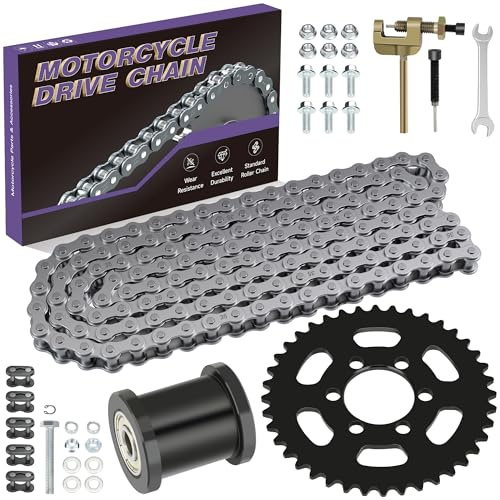 CILOYU 35 Chain 140 Links Mini Bike Sprocket 40T Compatible with Coleman CT100U CC100X CK100 SK100 Baja DB30 Monster Moto Motovox MBX10 MBX11 MM-B80 80cc 97cc 100cc Mini Bike Go Kart Parts