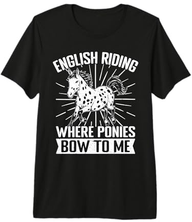 Horseback Riding POny Bow To Me Horse Rider Premium Tri-blend T-Shirt
