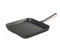 Skeppshult Gusseisen Grillpfanne eckig Edelstahlgriff 25x25cm, für alle Herdarten geeignet (auch Induktion)